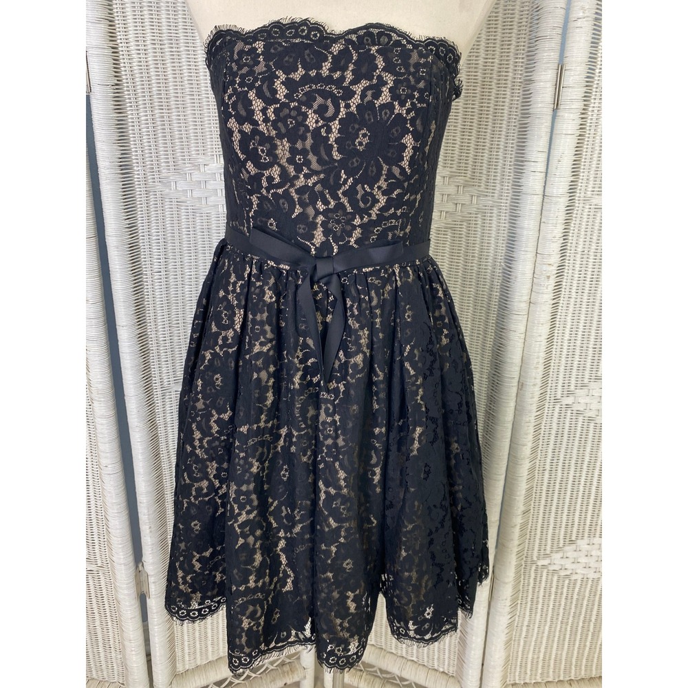Robert Rodriguez for‎ Neiman Marcus x Target Black Lace Fit & Flare Dress 10